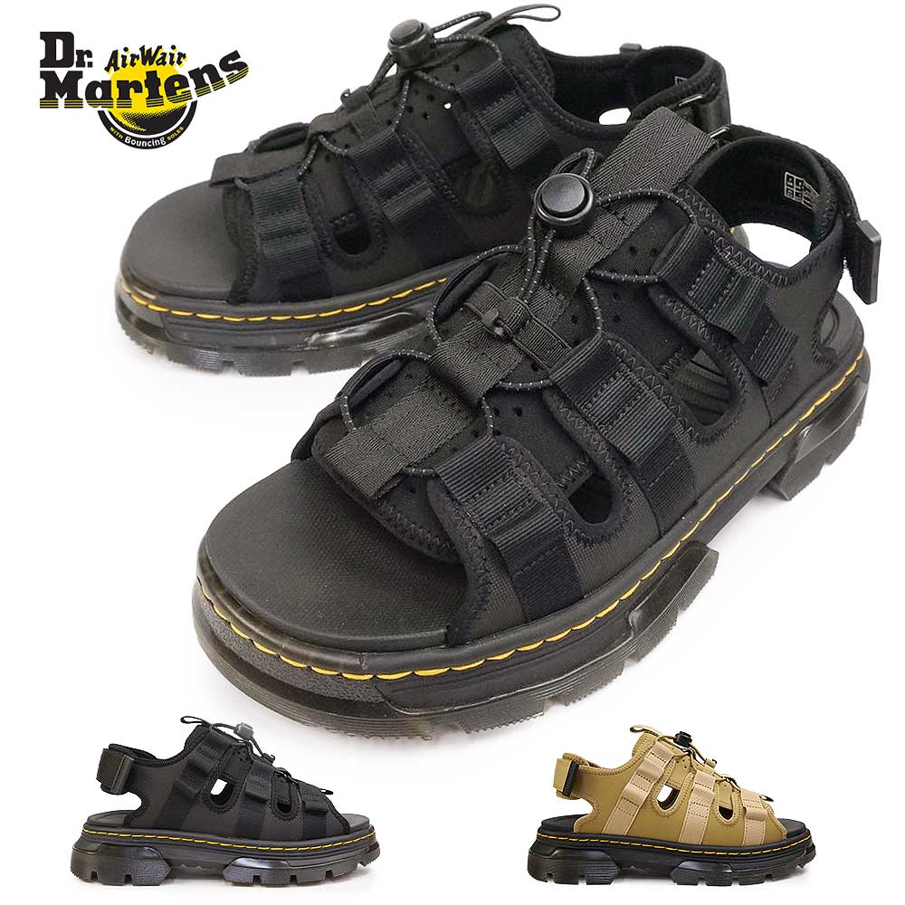 Dr.Martens TRACT PEARSON BLACK ELEMENT+WEBBING BLACK