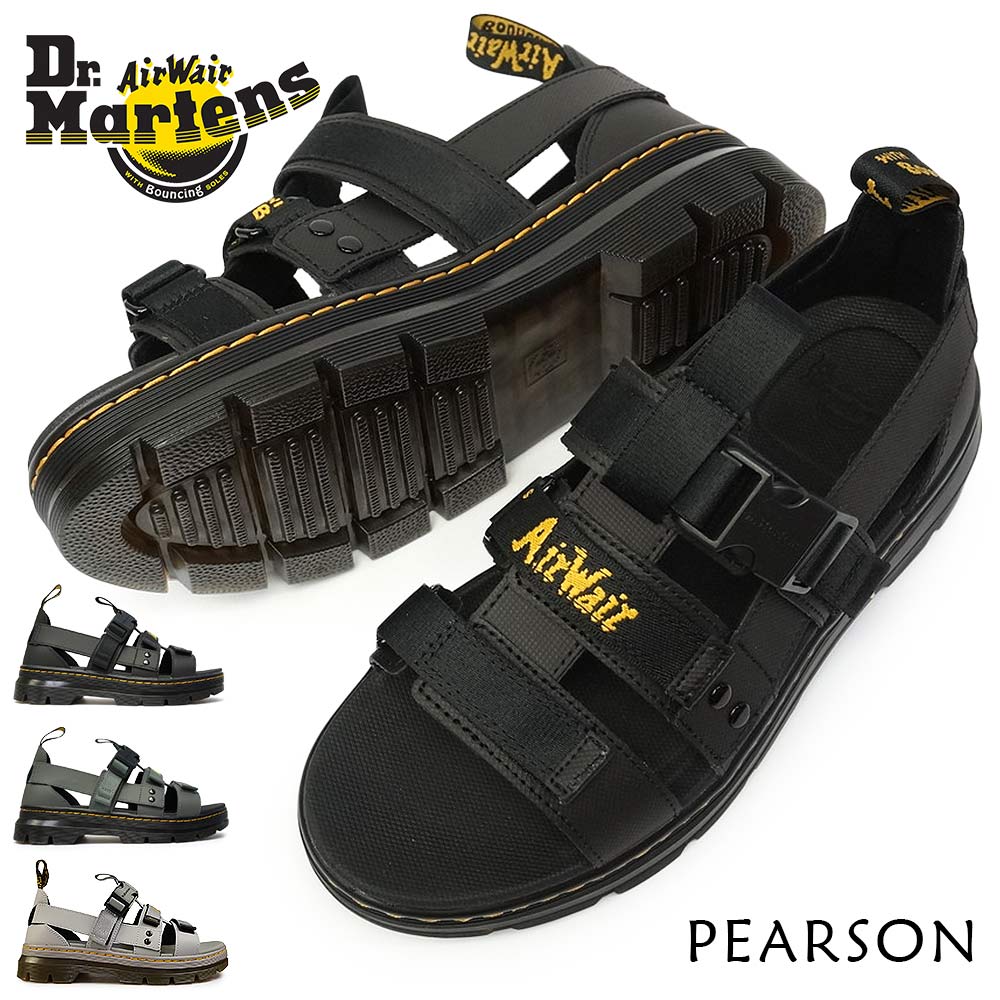 Dr.Martens PEARSON SANDALS サンダル Dr.Martens Pearson II SANDAL BLACK[品番：TRYW0002205