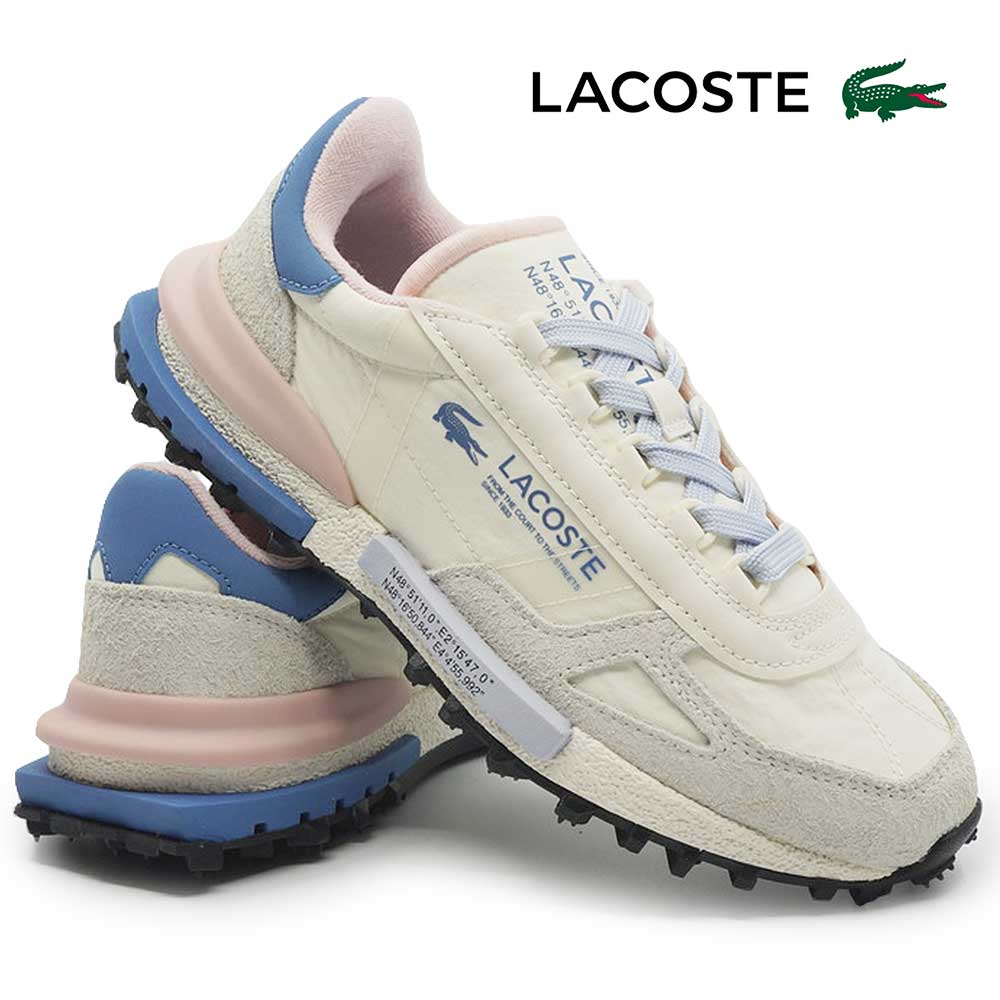 ラコステ スニーカー レディース ELITE ACTIVE 1261 SFA 51SFA0055 エリートアクティブ ARK ピンク ビンテージラン ワニ LACOSTE 26春夏新作