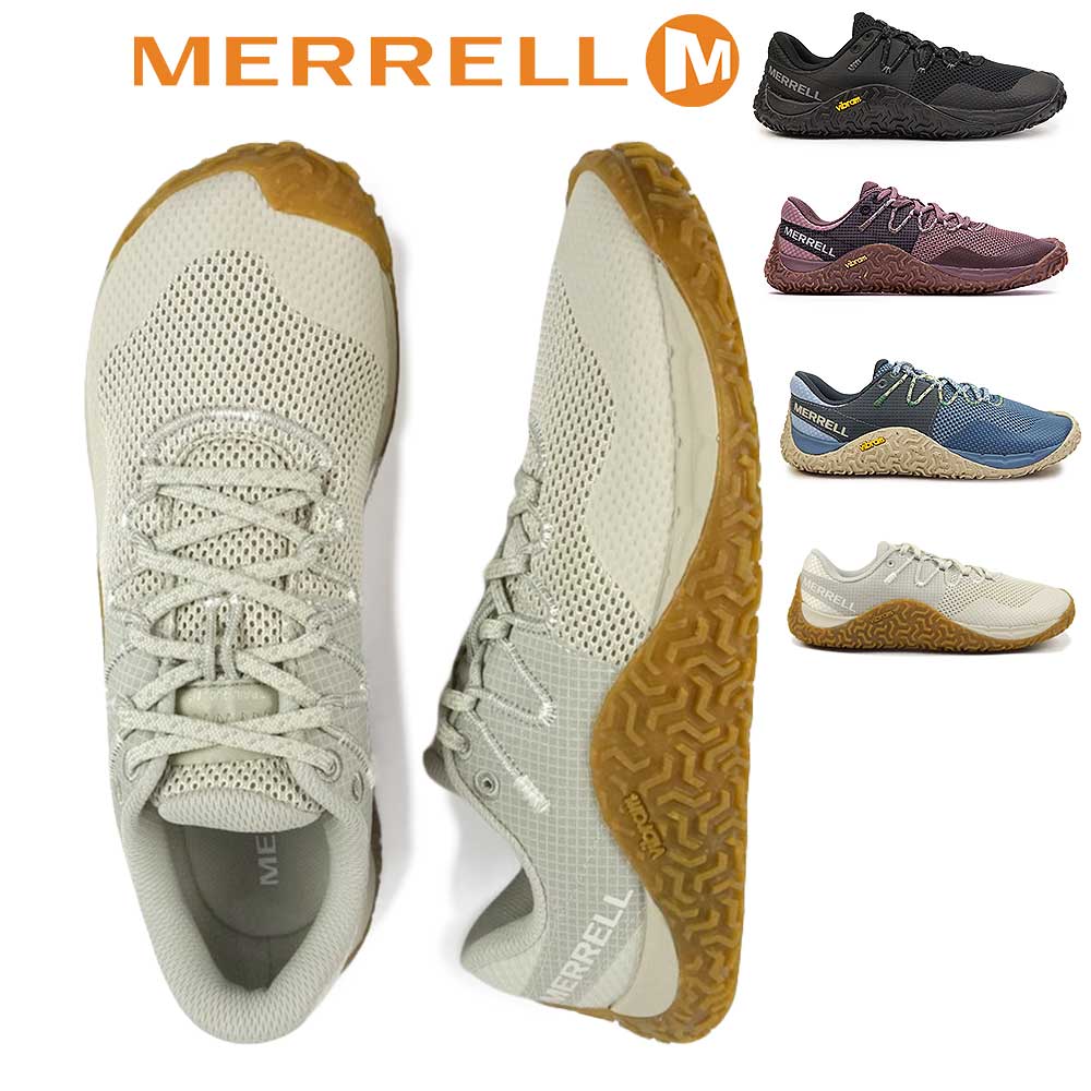 メレル レディース スニーカー トレイル グローブ 7 アウトドア ベアフットシューズ ローカット 薄底 MERRELL TRAIL GLOVE 7