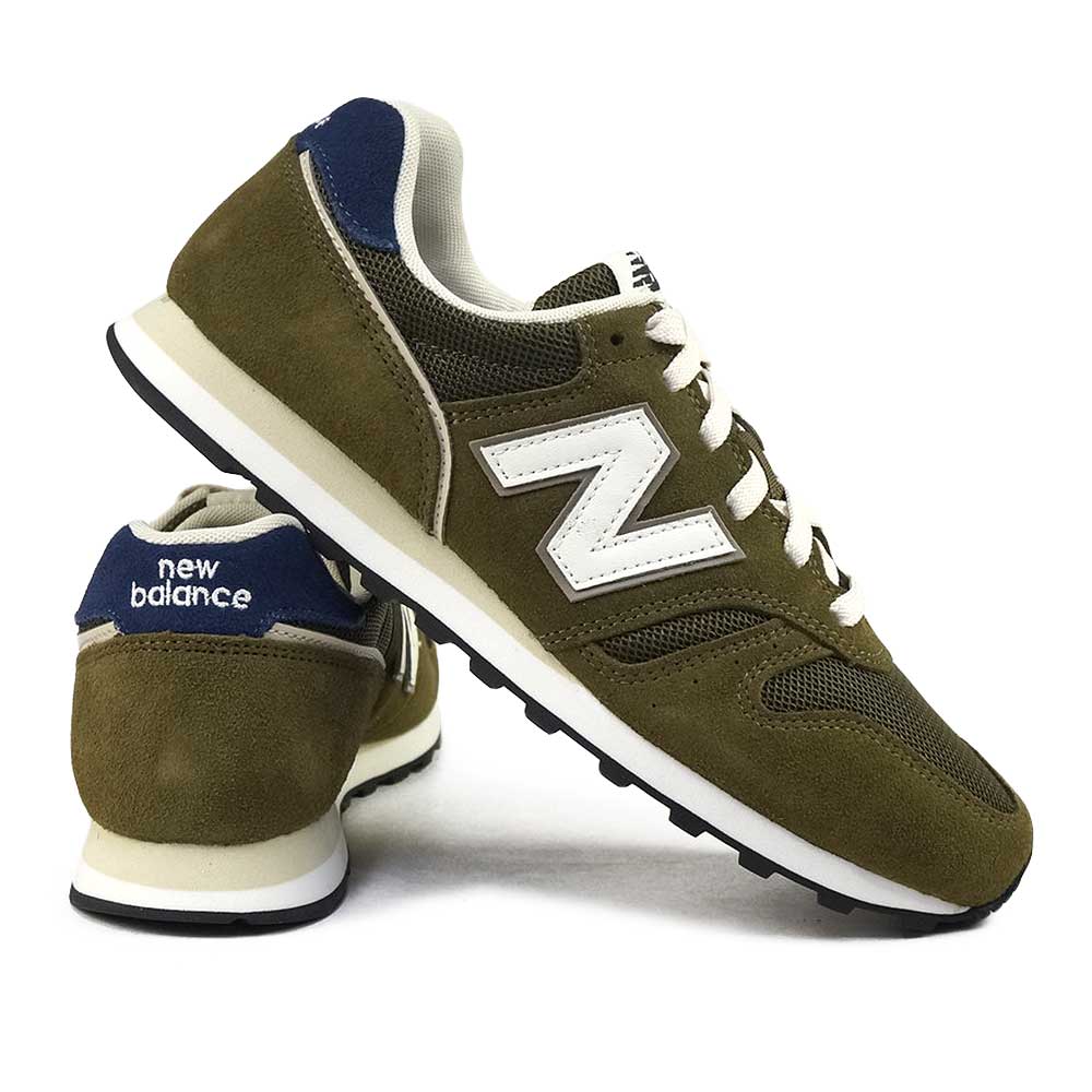 ニューバランス メンズ 373 カーキ スニーカー ML373 XD2 ローカット クラシック レディース D幅 スエード new balance 25秋冬新作