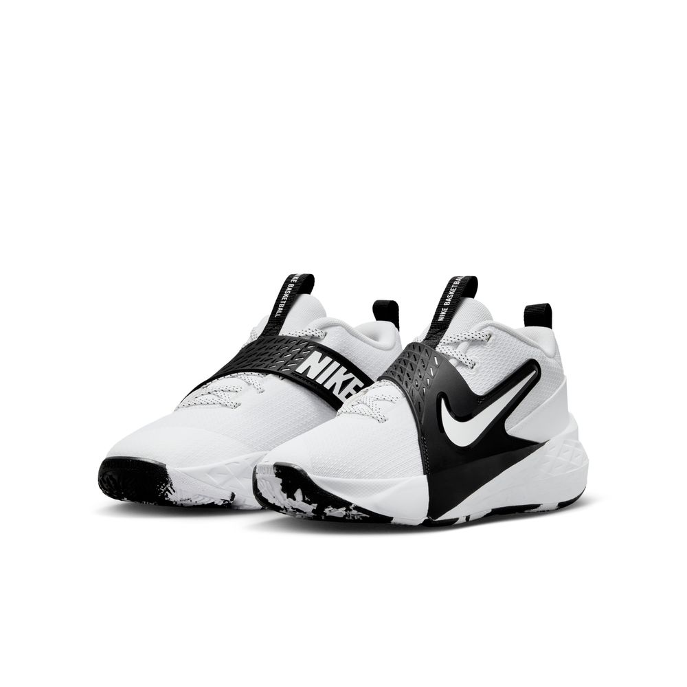 ナイキ キッズ スニーカー チームハッスルD12GS HF6279 101 ジュニア バスケットシューズ 子ども NIKE TEAM HUSTLE D 12 GS