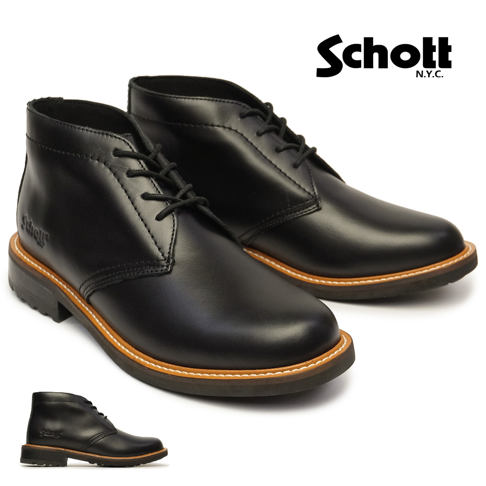 楽天市場】Schott ショット チャッカ ブーツ メンズ ショート