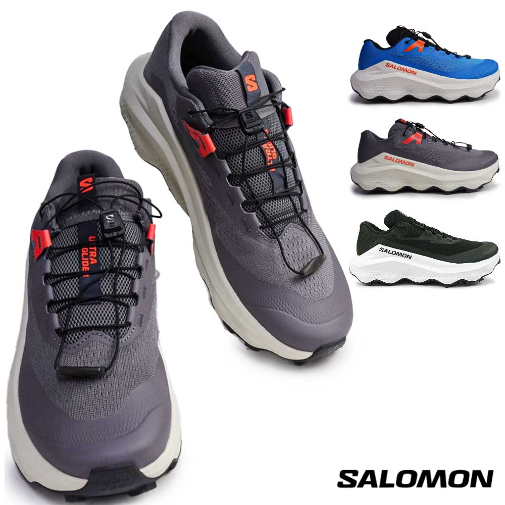 【エントリーでP10倍】サロモン メンズ スニーカー ウルトラ グライド 3 トレイル ランニング 厚底 軽量 SALOMON ULTRA GLIDE 3|マイスキップ