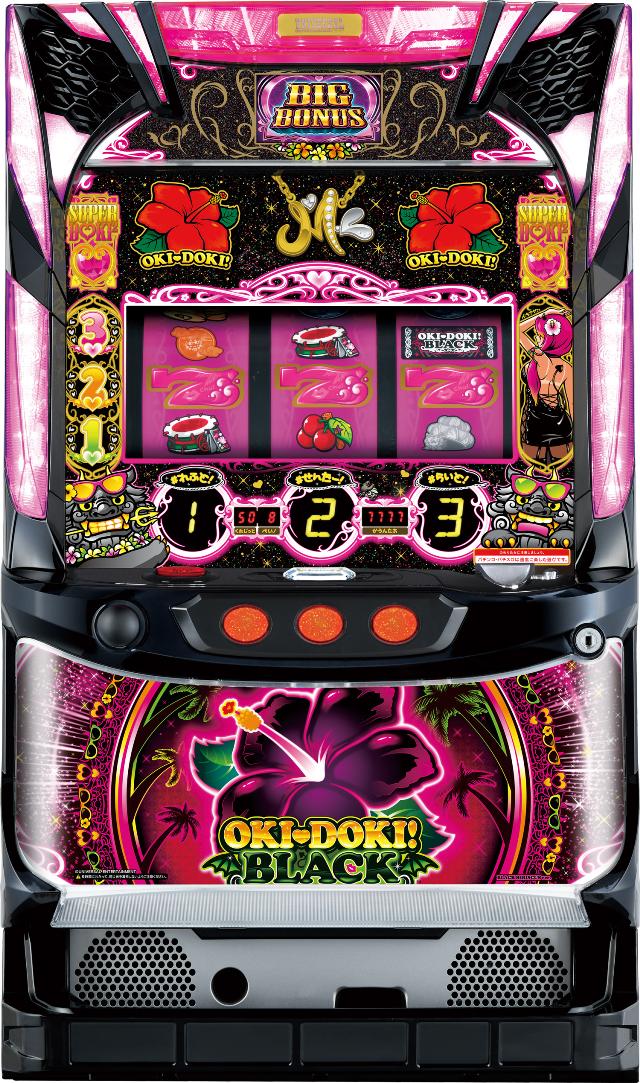 ミズホ 沖ドキ！BLACK【中古パチスロ 中古スロット 中古実機】