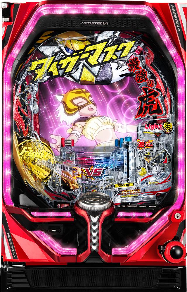 SANKYO PフィーバータイガーマスクW Light ver.【LED不問 枠色指定不可 中古パチンコ 中古実機】画像