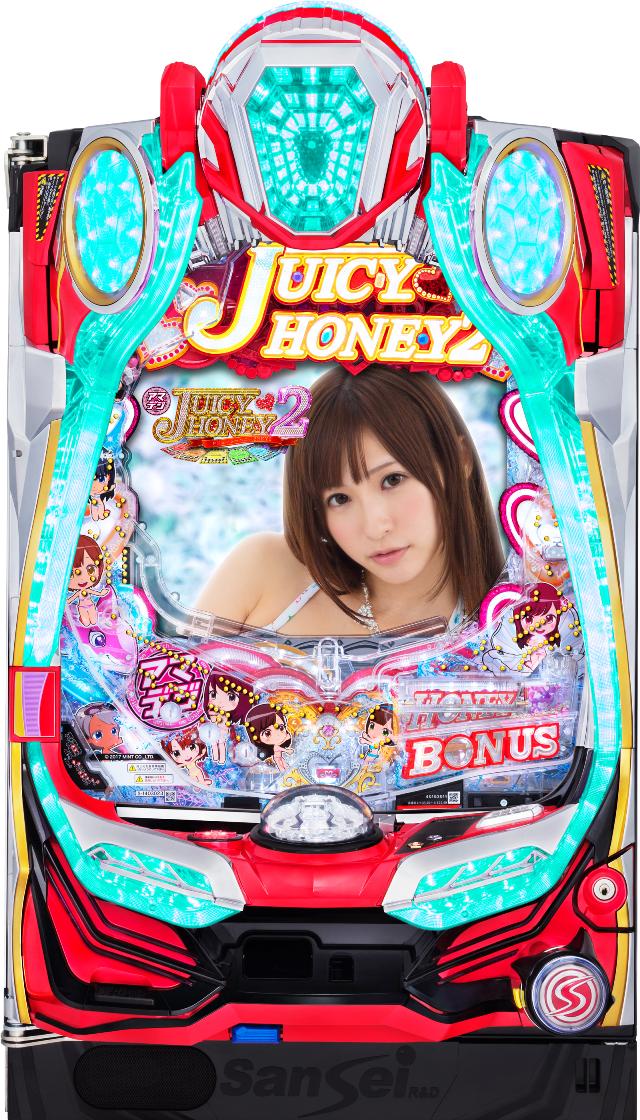 サンセイ ＣＲジューシーハニーZZ 中古パチンコ実機 楽天市場】サンセイR&D CRジューシーハニーZZ【LED不問 枠色指定