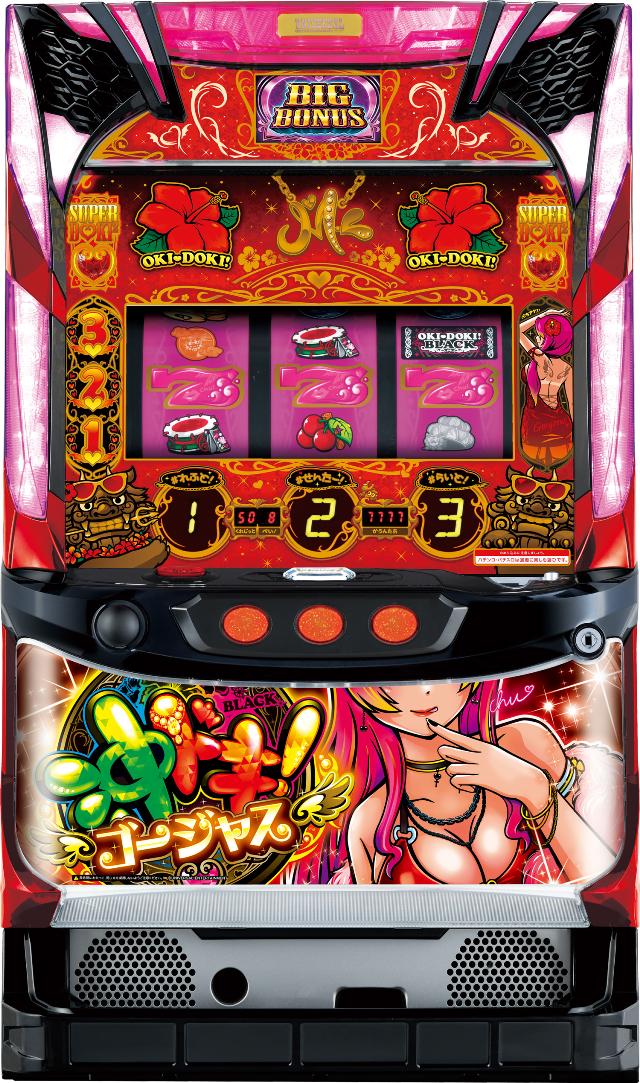 ミズホ 沖ドキ！ゴージャス 25Φ【中古パチスロ 中古スロット 中古実機】