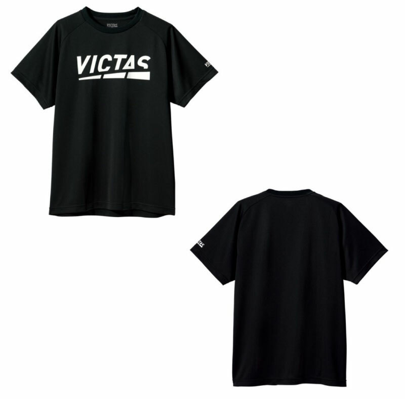 900円 2021年秋冬新作 卓球 VICTAS プレイ ロゴ ティー PLAY LOGO TEE 632101 プラクティスシャツ Tシャツ  ビクタス ヴィクタス TSP 練習 部活 ネコポス発送