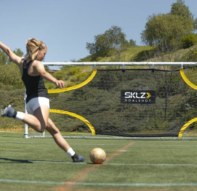 Sklz スキルズ フートボール目的地使い方 ゴールストローク Sklz Goalshot シュートエキササイズ ゴール勘 かっこうの的 ストライカー修養 正確増進 ゴール量産 Loadedcafe Com