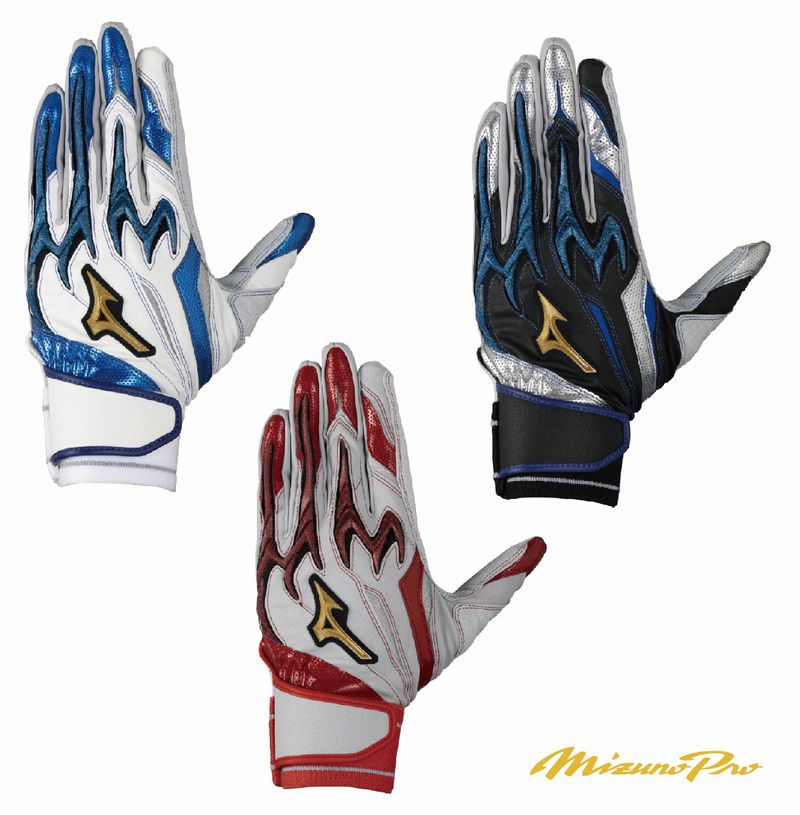 展示会限定品 ミズノ 野球 MIZUNO シリコンパワーアークDI 1EJEA555【限定品】 バッティンググラブ【ネコポス対応商品】【刺繍加工代無料】【 ナカジマスポーツ 】バッティンググローブ　野球手袋　バッテ