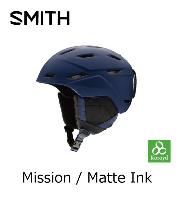 お気にいる ヘルメット ミッション スノーヘルメット Smith スミスmission Matte 19 スキー スノボ スノーボード ゴーグル メット オシャレ カッコいい ファッション パーク フリーライド ゲレンデ バックカントリー デモ 基礎 技術 Stayhome おうち