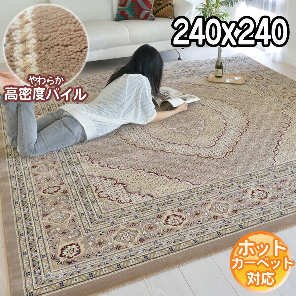 7504①④温泉やわらかじゅうたん ラグ ER7004 商品詳細 てざわり