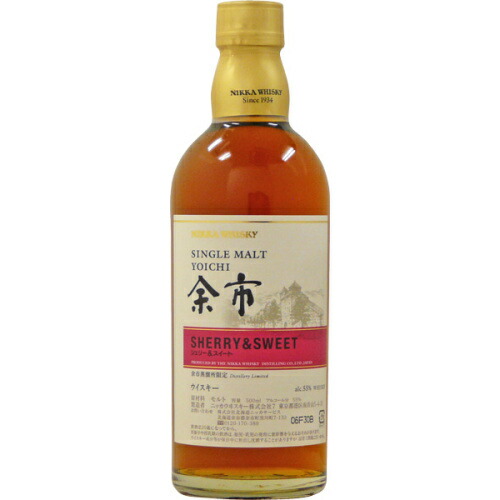 楽天市場】シングルモルト 余市 シェリー＆スイート 55度 500ml