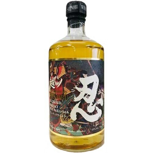 楽天市場】越ノ忍 ブレンデットウイスキー43度 700ml【5,000円以上送料