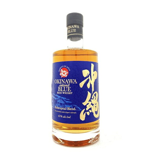 久米仙酒造 沖縄ブルー　ライスウイスキー　43度 700ml【RPC】【_土曜営業】【_日曜営業】【YOUNG zone】【ギフト】