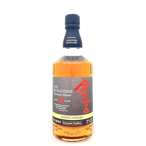 【全国送料無料】マツイ　ピュアモルトウイスキー 倉吉 25年 43度 700ml