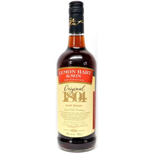LEMON HART レモンハート　デメララ　ラム 750ml 40% 楽天市場】レモンハート デメララ ラム 750ml 40度 (Lemon Hart