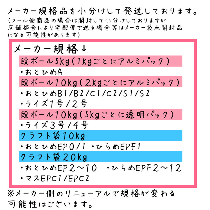 開催日清丸紅かいばおとひめep1 1 3 1 7mm 6kg小分け体面 宅配お文 北海道は別途送料900円形 金魚野小屋 稀覯 福岡 3日 Restaurant Valentino De