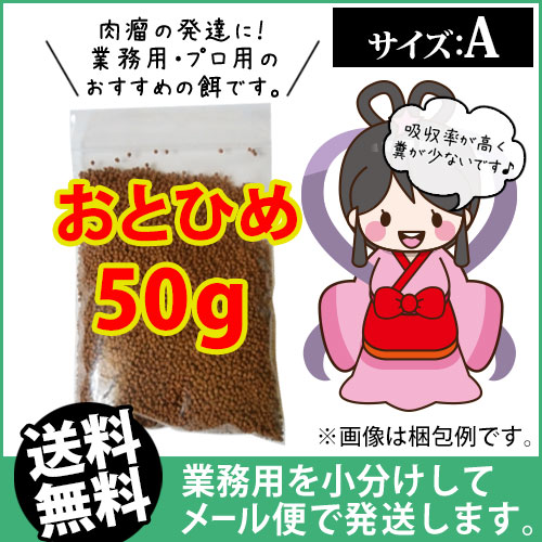 楽天市場 送料無料 メール便 日清丸紅飼料おとひめa 0 25mm以下 50g 沈降性 メダカのごはん 稚魚の餌 グッピーのエサ 金魚小屋 希 福岡 ふれん豆 楽天市場店