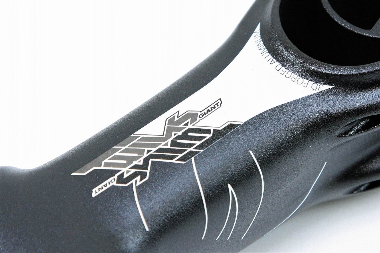 【即納】【軽量】【長可変】ジャイアント(GIANT)純正TWINSアルミステム31.8mm/75-90mm-31.8mm(28.6mmアダプタ付)+-8度ブラック