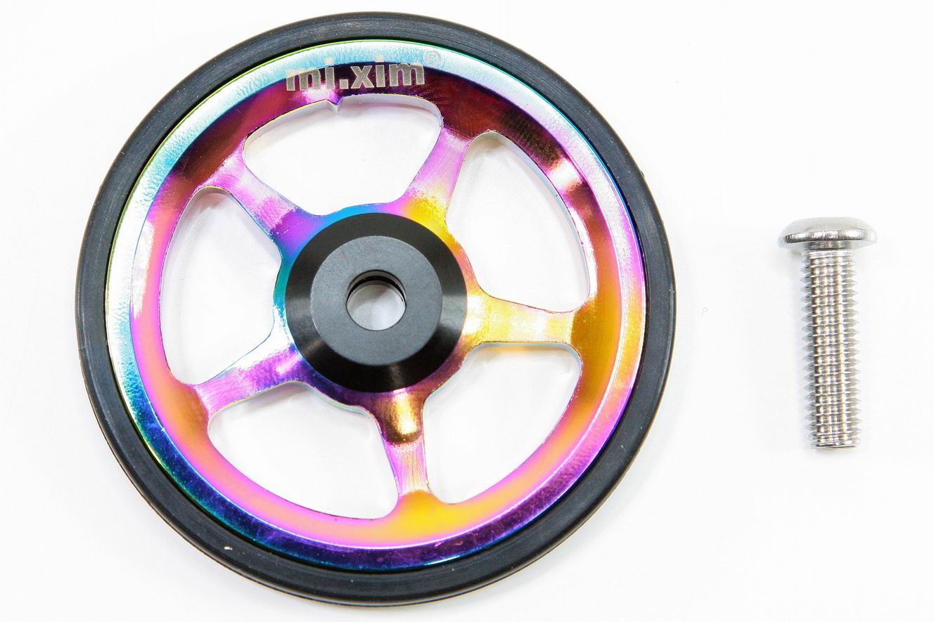 brompton用　ti parts イージーホイール　 Easy Wheel TPW Brompton Al Easy Wheels, 66mm - Clever Cycles Ebike