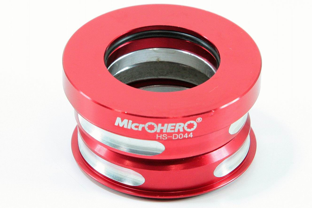 楽天市場】【即納】MicrOHERO OS アヘッドヘッドセット GH-608 1_1/8x34x30 34mm 軽量 アルミ合金 ゴールド :  虹橋サイクリング