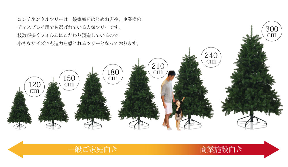 楽天市場 クリスマスツリー おしゃれ 北欧 210cm 高級 コンチネンタルツリー Led付き オーナメント 飾り セット ツリー ワイド Ornament Xmas Tree Animal M 恵月人形本舗