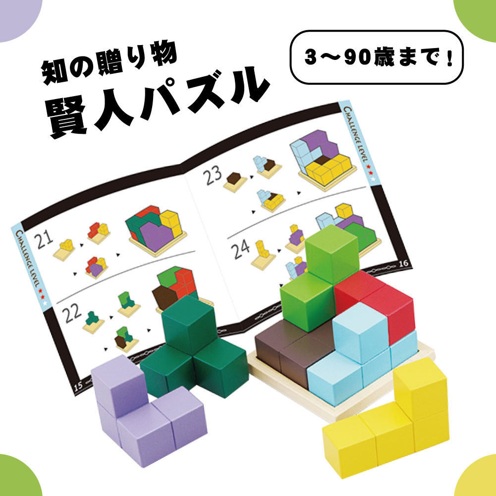 賢人パズル 知の贈り物 1歳 2歳 3歳 4歳 5歳 おもちゃ お祝い かわいい エドインター パズル ブロック プレゼント 出産祝い 女の子 子供 思考力 教育 男の子 知育玩具 脳トレ 誕生日 集中力 定番キャンバス ブロック