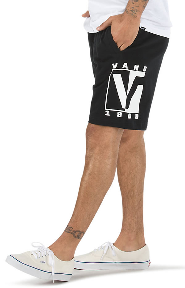 vans shorts Black