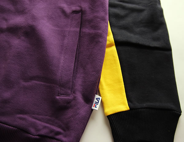purple fila hoodie