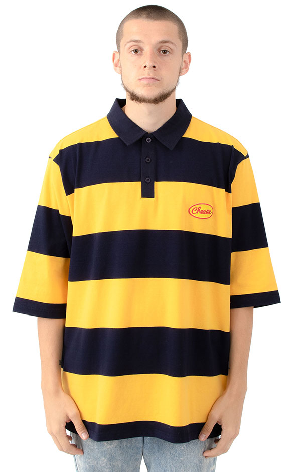 yellow polo tee