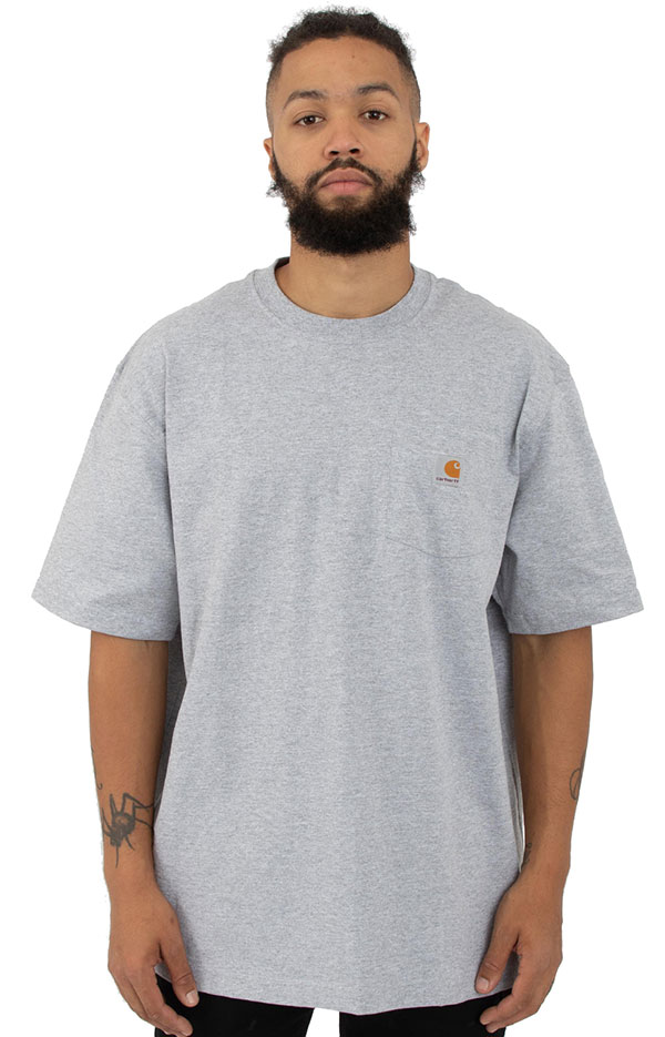 楽天市場】CARHARTT POCKET S/S TEE-GOLDEN HAZE SNOW HEATHER