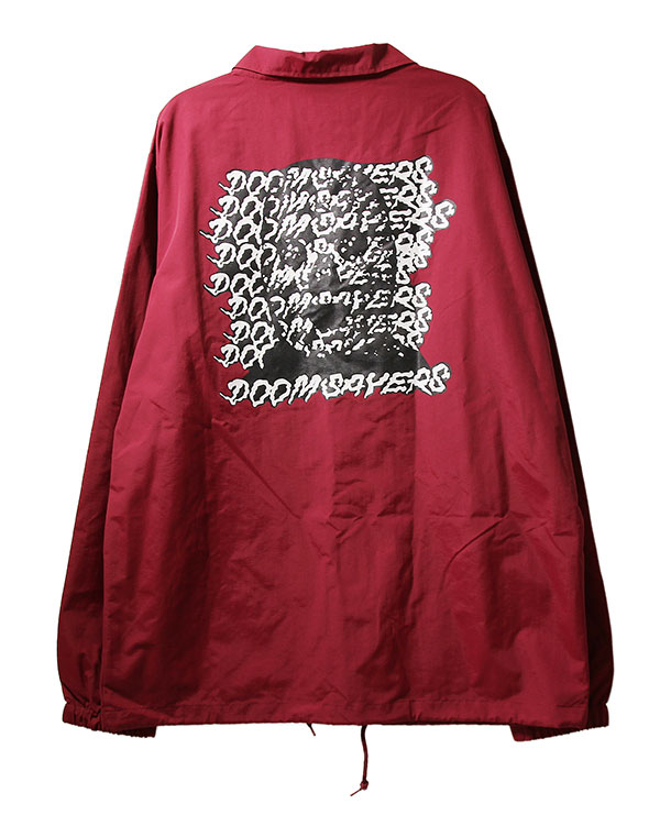楽天市場 Doom Sayers ドゥームセイヤーズ コーチジャケット Ghost Face Windbreaker Coaches Jacket Cardinal Red スケボー Skate Sk8 スケートボード Hard Core Punk ハードコア パンク Hiphop ヒップホップ Surf サーフ レゲエ Reggae スノボー スノーボード