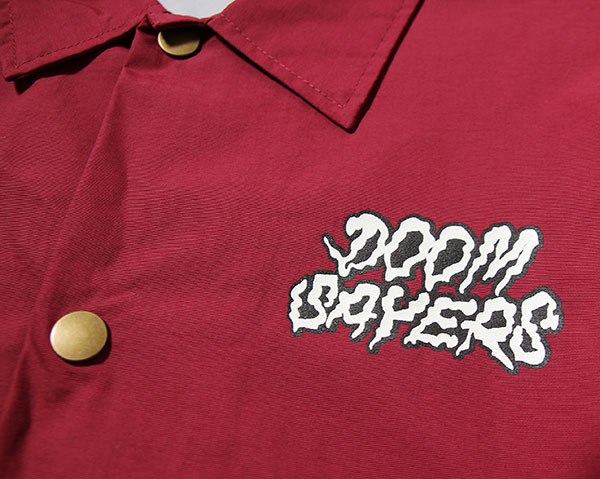 楽天市場 Doom Sayers ドゥームセイヤーズ コーチジャケット Ghost Face Windbreaker Coaches Jacket Cardinal Red スケボー Skate Sk8 スケートボード Hard Core Punk ハードコア パンク Hiphop ヒップホップ Surf サーフ レゲエ Reggae スノボー スノーボード