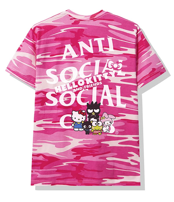 最適な価格 Antisocialsocialclub アンチソーシャルソーシャルクラブ ハローキティ Tシャツ Hello Kitty And Friends X Assc Pink Camo Tee メンズ カジュアル ストリート スケボー Skate Sk8 スケートボード Hard Core Punk ハードコア パンク Hiphop ヒップホップ