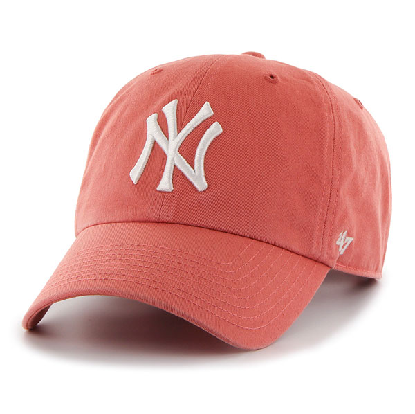 ’47 (フォーティセブン) FORTYSEVEN キッズ 子供 ヤンキース (ニューヨーク) キャップ Yankees Kids ’47 CLEAN UP Island Red メジャーリーグ MLB ベースボール画像