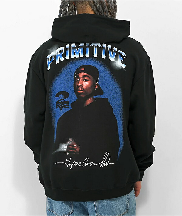 楽天市場】PRIMITIVE 【 プリミティブ 】× 2PAC コラボ パーカー STAY