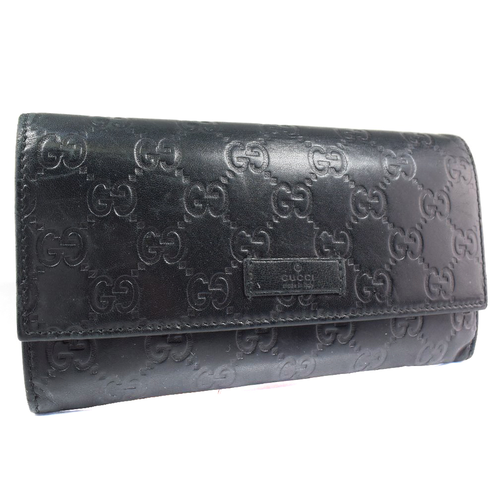 pawn shop nishikino Gucci  folio  long wallet sima line 