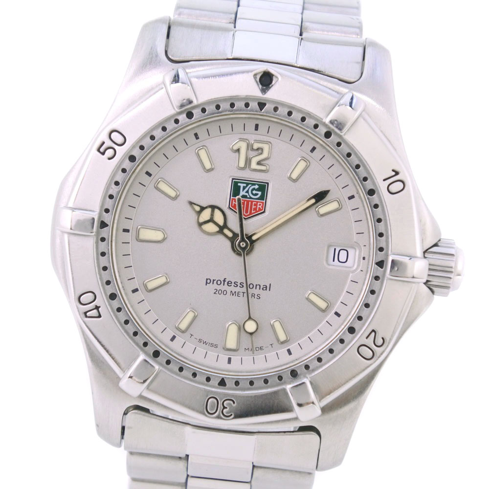 【楽天市場】【TAG HEUER】タグホイヤー 2000シリーズ WK1212 ステンレススチール クオーツ メンズ シルバー文字盤 腕時計