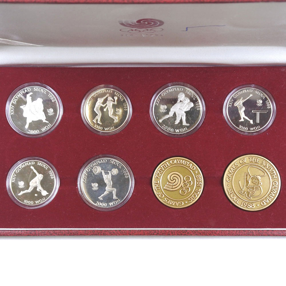 【楽天市場】1988年 ソウル オリンピック 公式記念硬貨 6枚セット コイン【中古】Sランク：質にしきの【ブランド販売・買取】