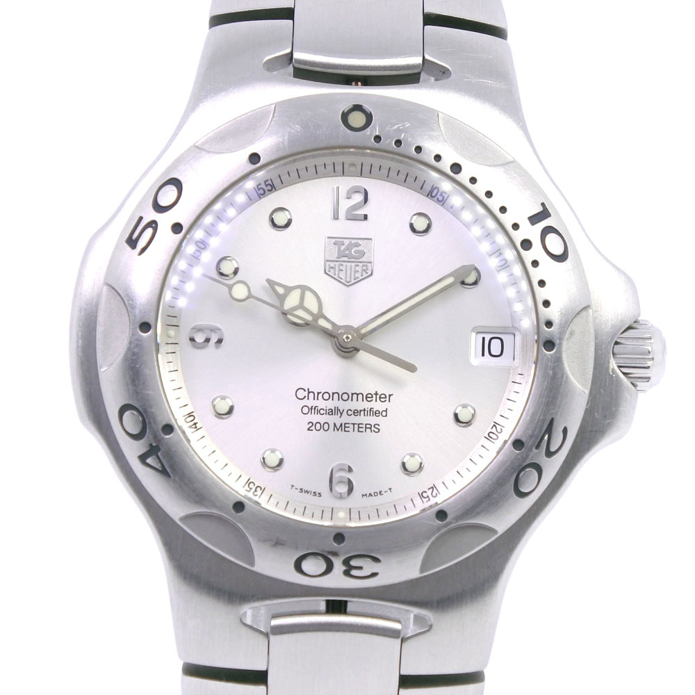 楽天市場 Heuer タグホイヤー キリウム Wl5110 ステンレススチール 自動巻き メンズ シルバー文字盤 腕時計 中古 質にしきの ブランド販売 買取