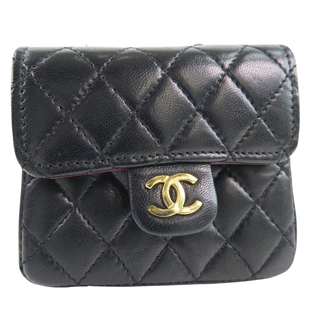 楽天市場】【CHANEL】シャネル チェーンポシェット マイクロ 
