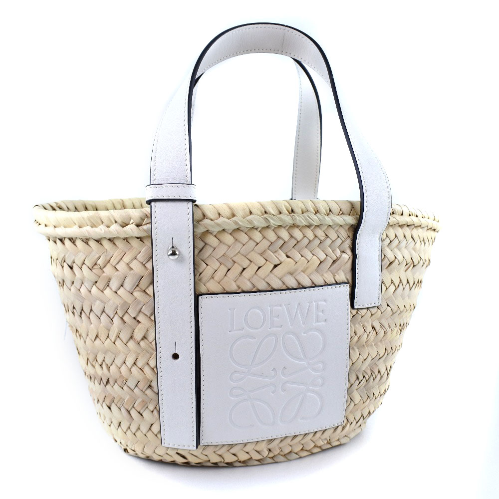 今年人気のブランド品や カゴバッグ Loewe ロエベ ラフィア ハンドバッグ 中古 Aランク レディース Golfgruppe Com