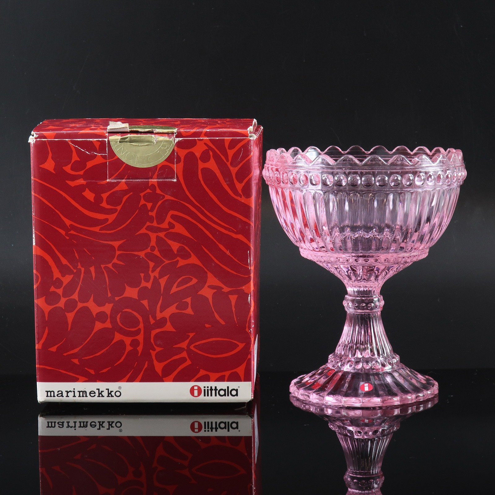 楽天市場 全商品10 Off 年2回のボーナスセール 4日 00スタート Iittala イッタラ Maribowl マリボウル H125mm Iittala Marimekkoコラボ商品 保管品未使用 ガラス スイートピンク 食器 未使用 Sランク 質にしきの ブランド販売 買取