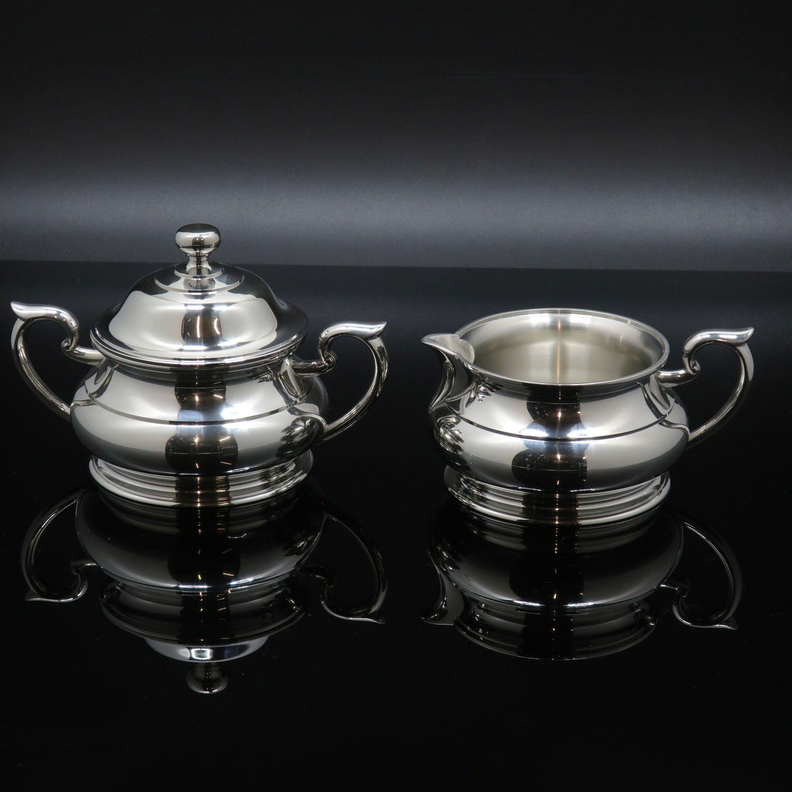 Selangor Pewter セランゴールピューター 錫製トレイ ポット クリーマー シュガーポット 食器 中古 A ランク septicin Com