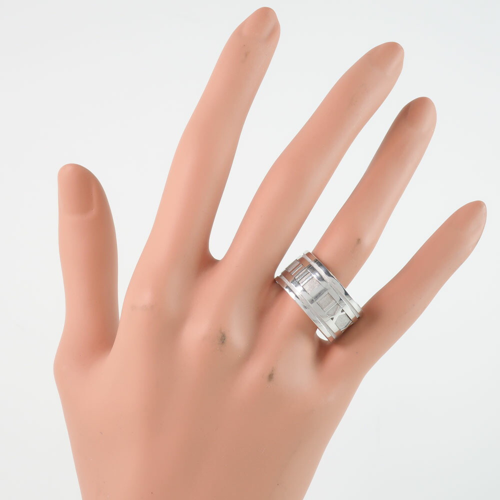Tiffany Co ティファニー アトラス シルバー925 23号 メンズ リング 指輪 中古 A ランク Rvcconst Com