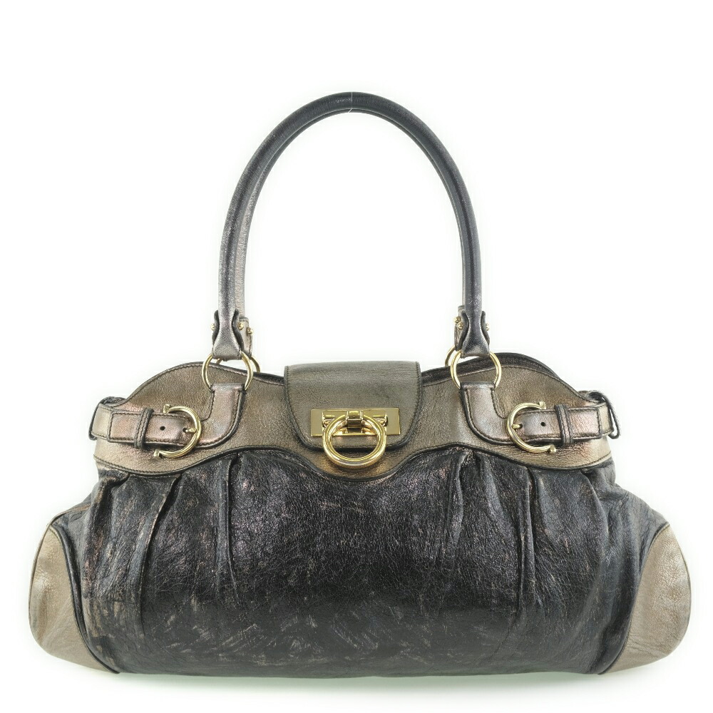 サルヴァトーレフェラガモ ガンチーニ ハンドバッグ FERRAGAMO Salvatore Ferragamo サルヴァトーレ フェラガモ