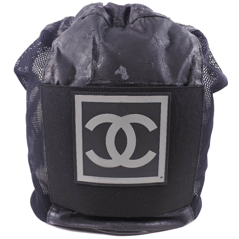 CHANEL - 美品 シャネル ココマーク 7号球 ゴム ブラック バスケットボール 黒 1537【中古】CHANEL CHANEL - CHANEL シャネル BASKETBALL バスケットボール