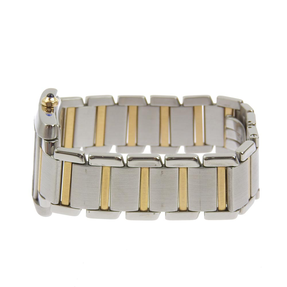 Cartier カルティエ ゴールド シルバー 自動巻き Wq4 ステンレススチール Yg タンクフランセーズlm